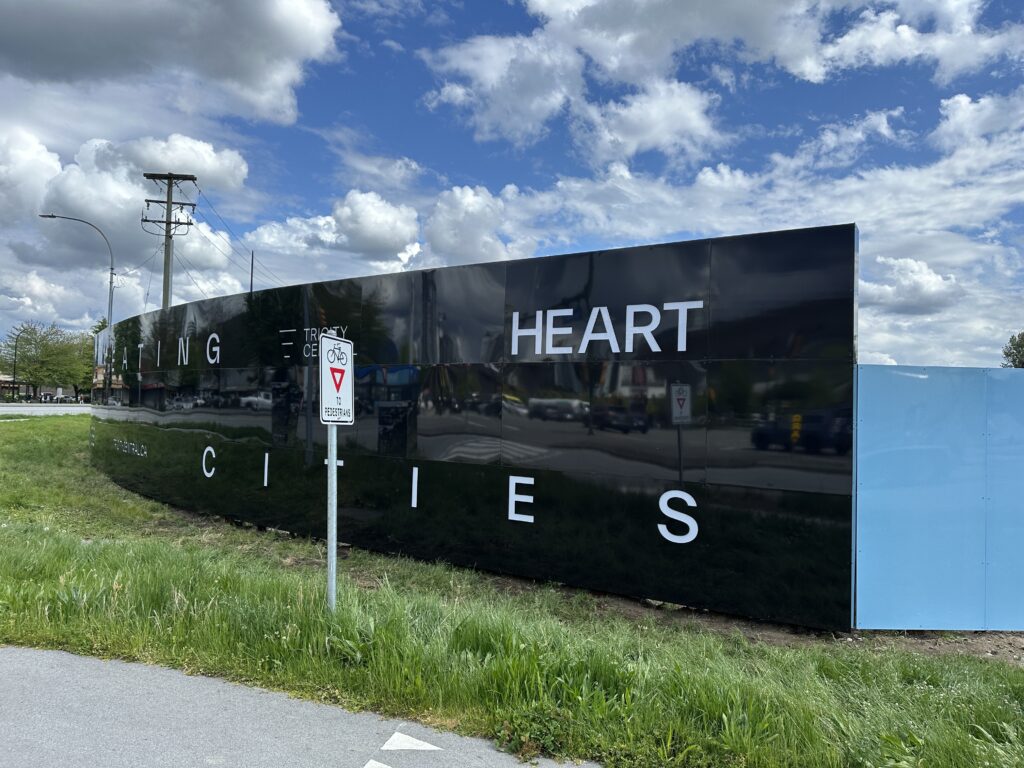 Hoarding & 3d led letters